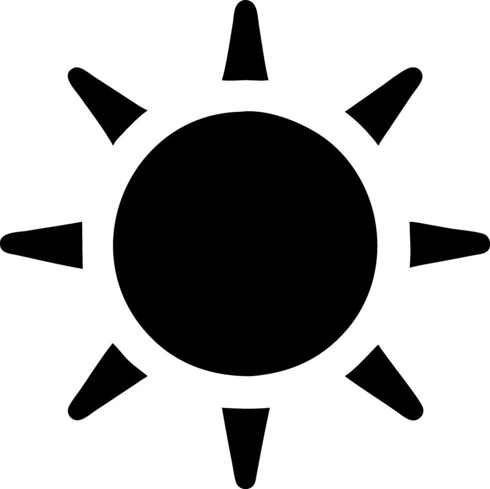 Doodle Sun Design with Whimsical Lines and Fun Shapes vector