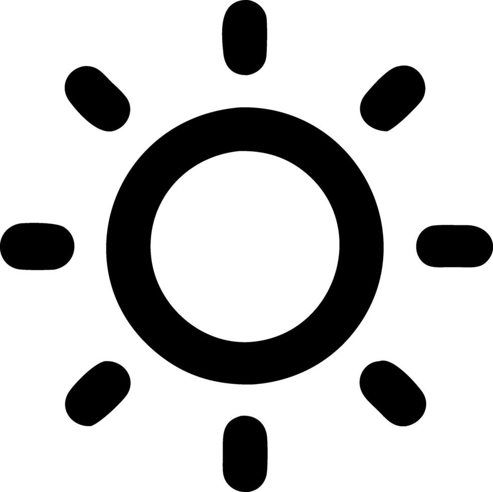 Abstract Sun Design with Unique Shapes and Modern Style vector