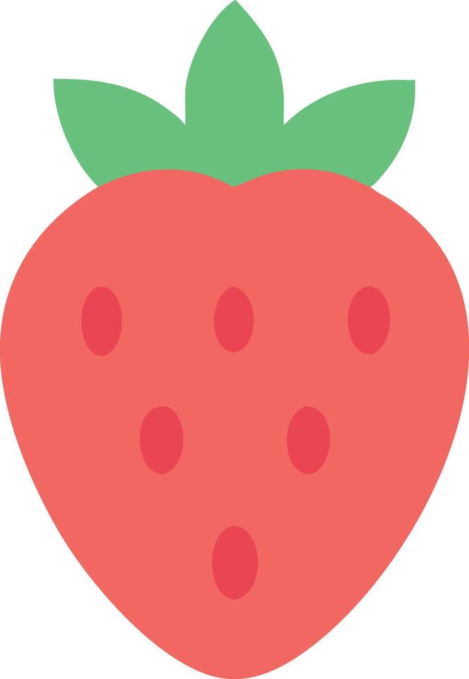 Abstract Strawberry Design with Unique Shapes and Modern Twist vector