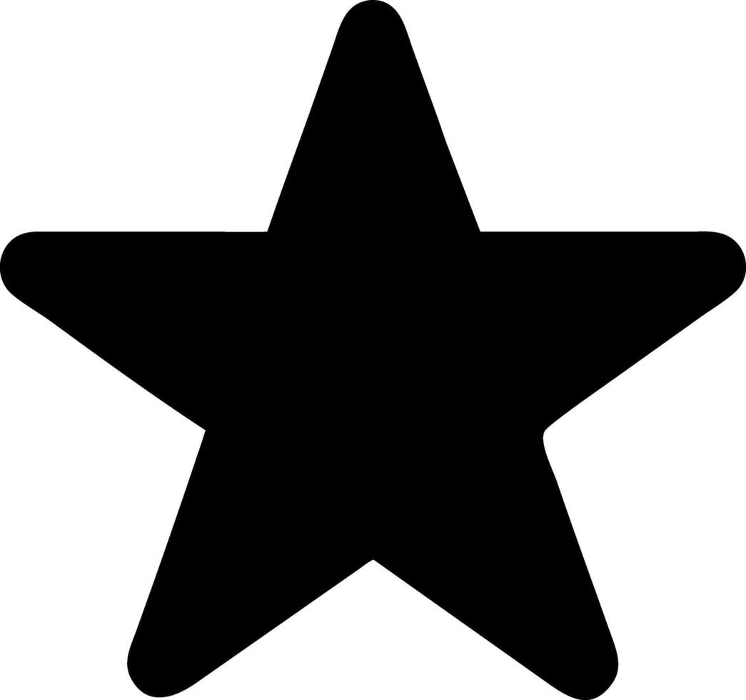 Monochrome Star Design with High-Contrast Black-and-White Style vector