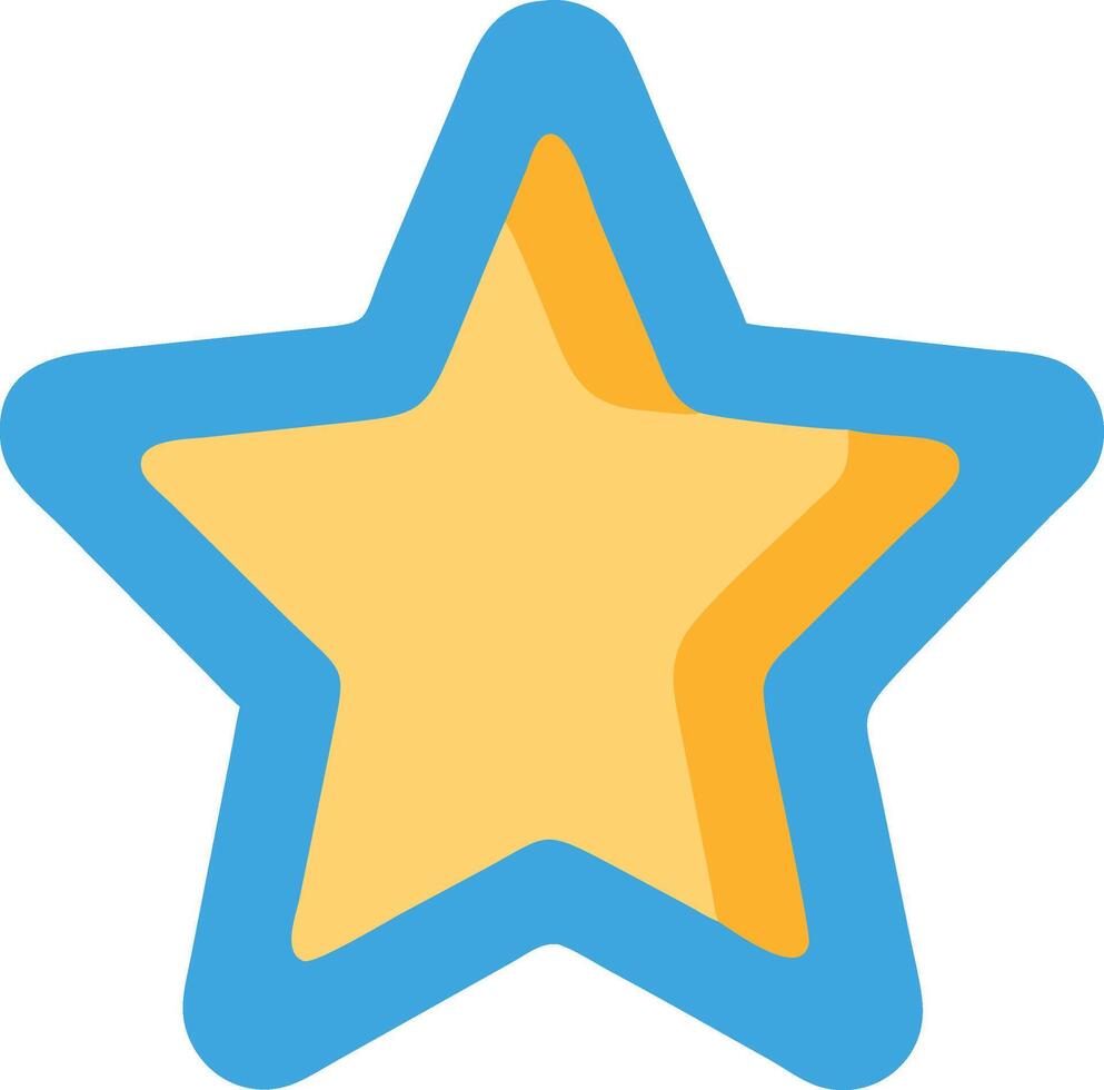 Futuristic Star Design with Neon Glow and Sci-Fi Aesthetic vector