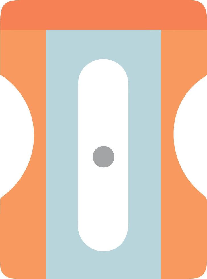 Geometric Sharpener Design with Symmetrical Form and Sharp Angles vector