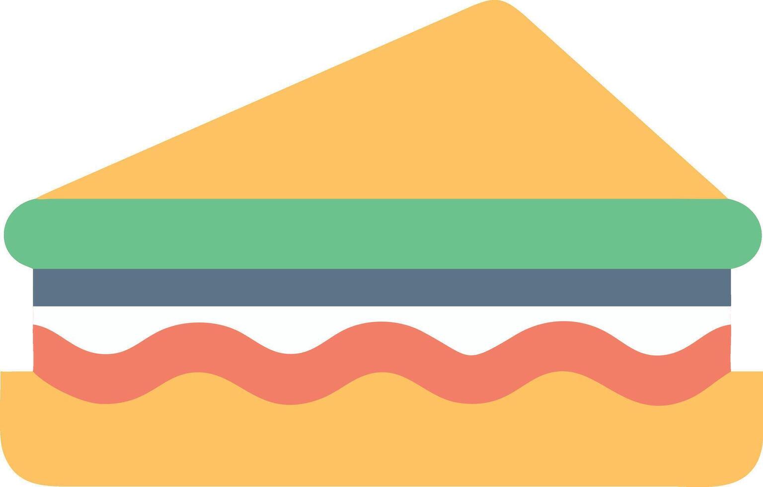 Minimalist Sandwich Design with Clean Shapes and Modern Appeal vector