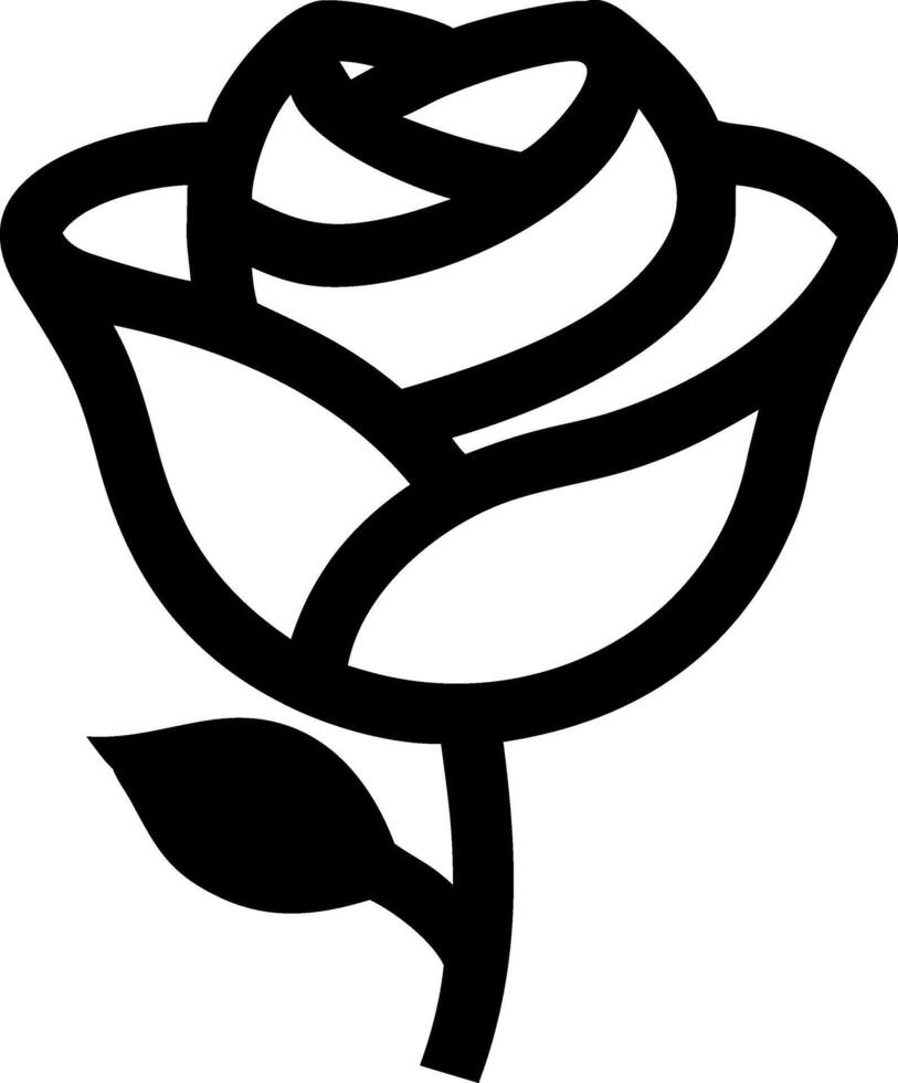 Artistic Rose Design with Watercolor Hues and Fluid Brushstrokes vector