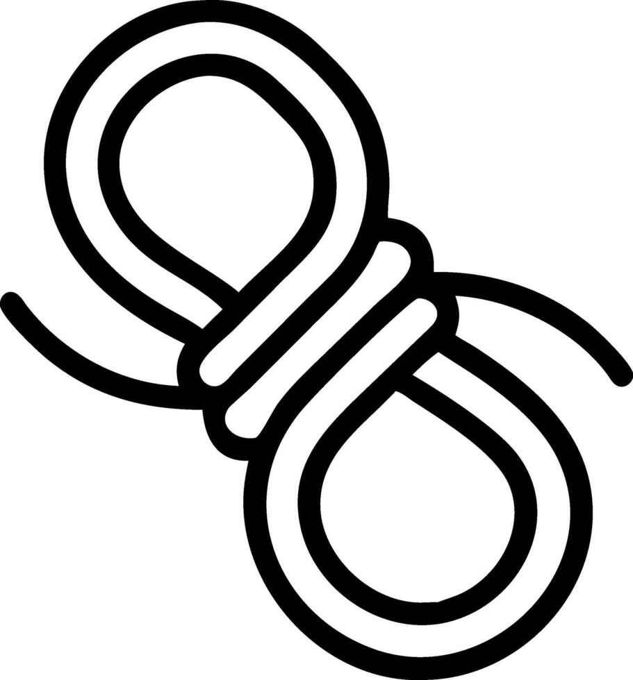 Whimsical Rope Design with Playful Knots and Soft Hues vector