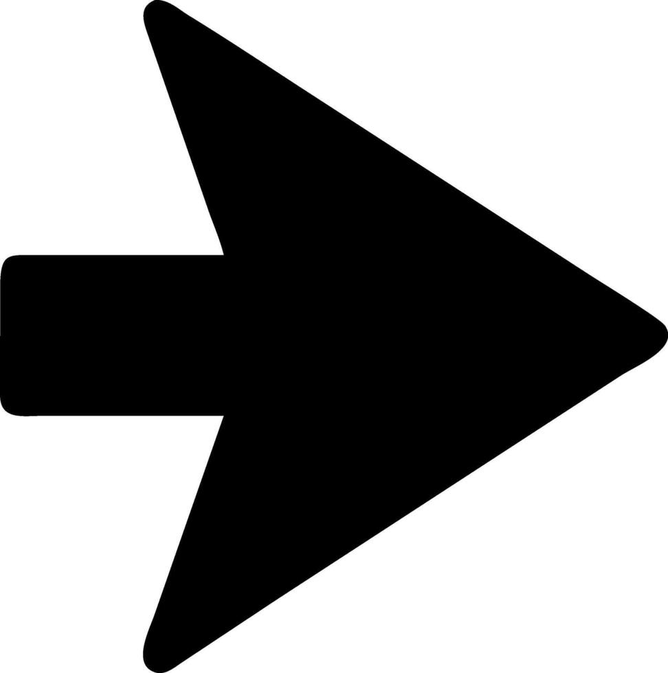 Transparent Right Arrow Design with Glowing Edges and Subtle Texture vector