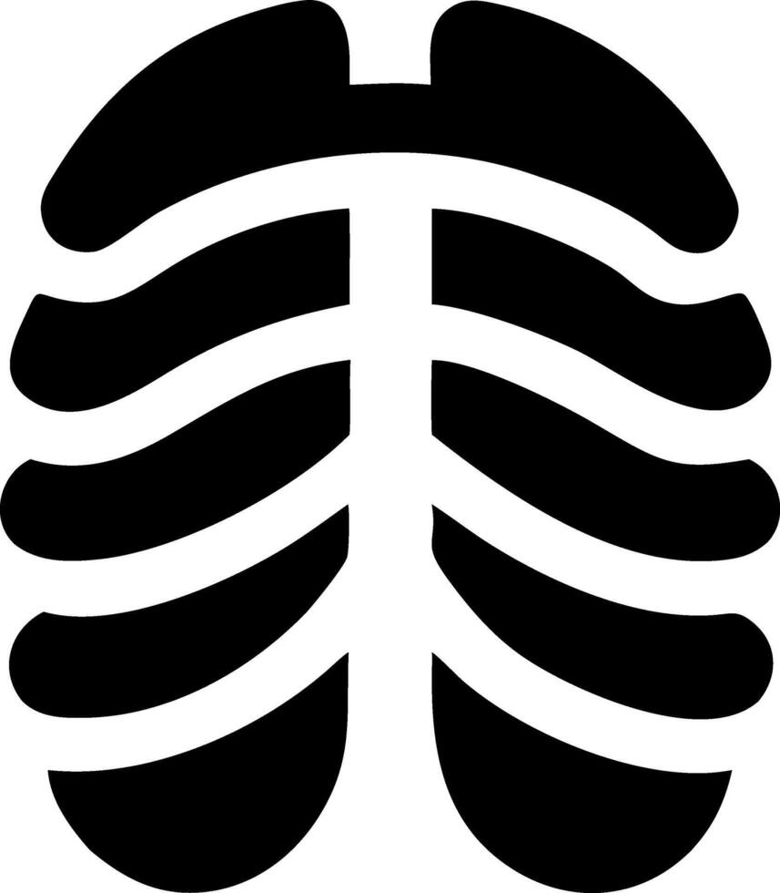 Anatomical Rib Cage Design with High Detail and Realistic Representation vector
