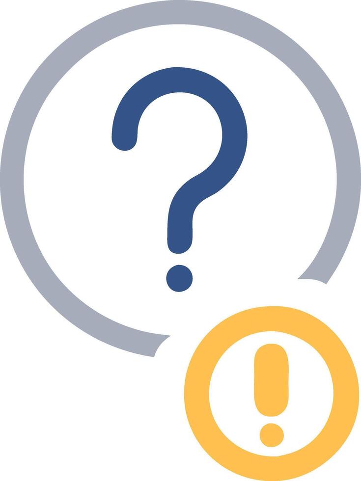 Geometric Question Mark Design with Angular Lines and Symmetry vector