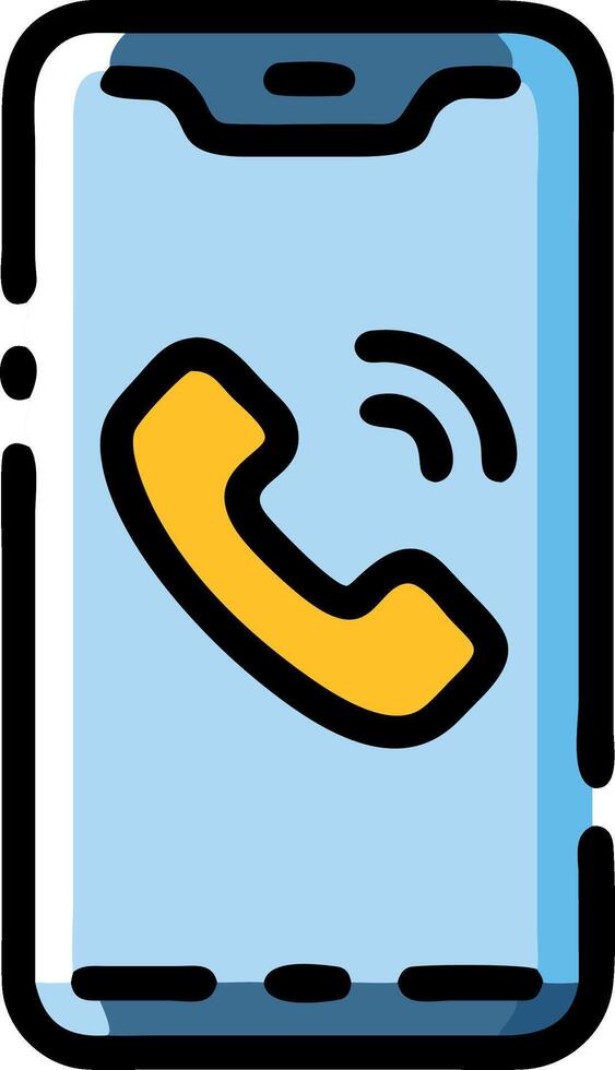 Compact Phone Design with Slim Build and Practical Features vector