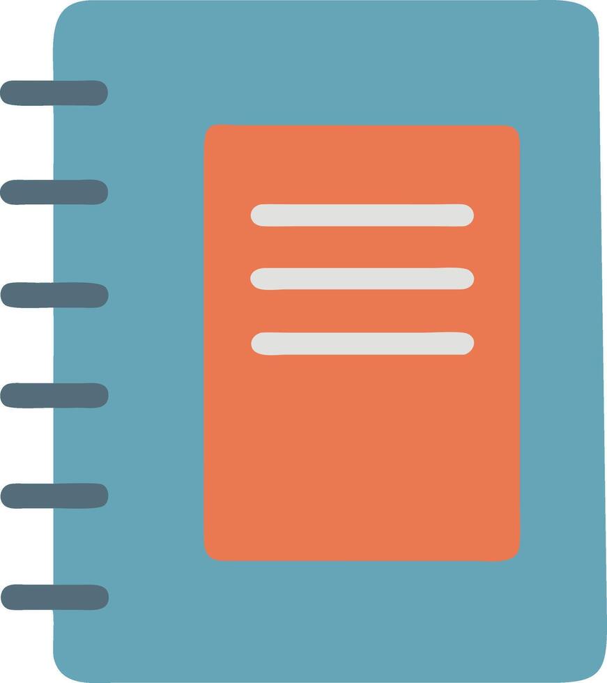 Artistic Notebook Design with Hand-Drawn Cover and Creative Details vector
