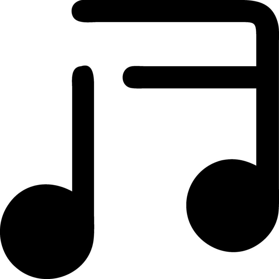 Digital Musical Note Design with Pixelated and Futuristic Elements vector