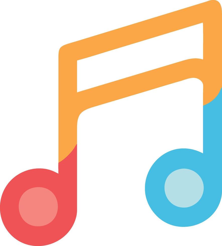 Modern Musical Note Design with Minimalist Features and Sleek Finish vector