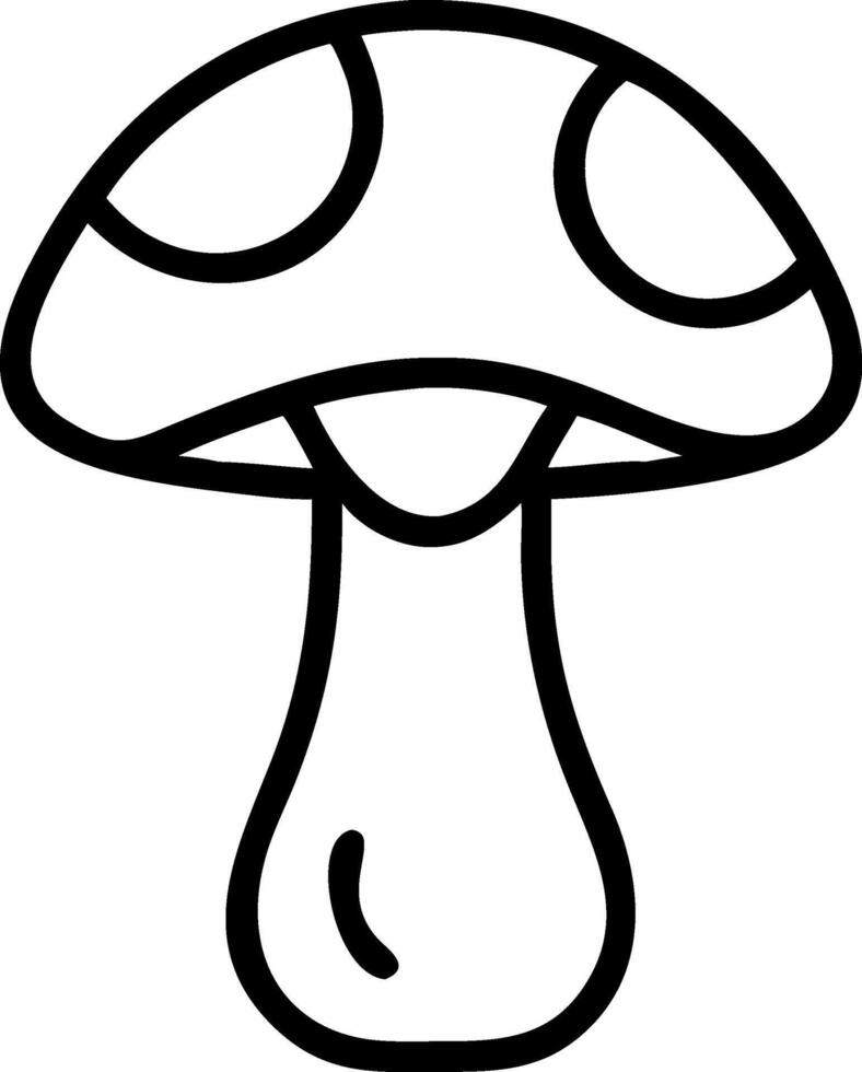 Retro Mushroom Design with Bright, Psychedelic Colors vector