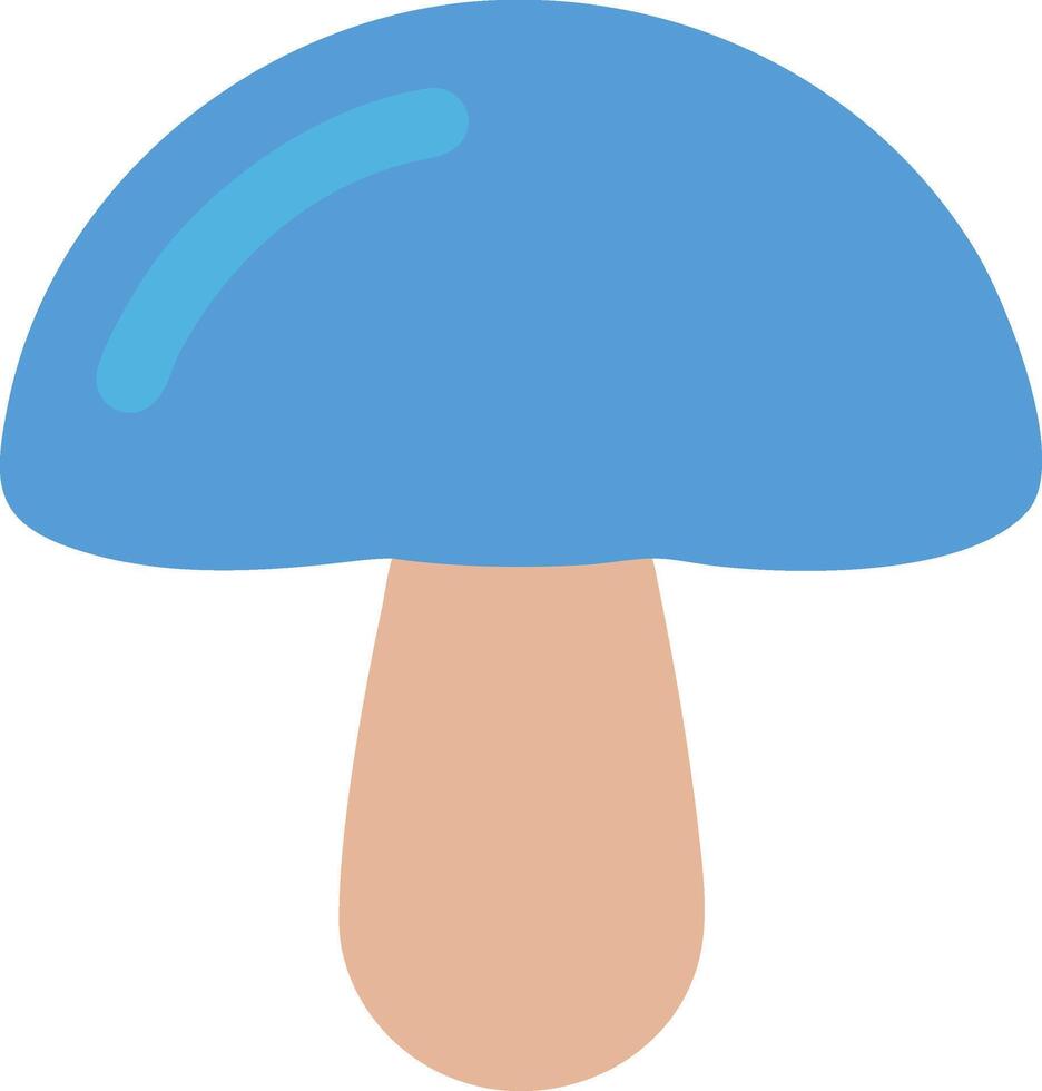 Surreal Mushroom Design with Abstract Shapes and Dreamlike Features vector
