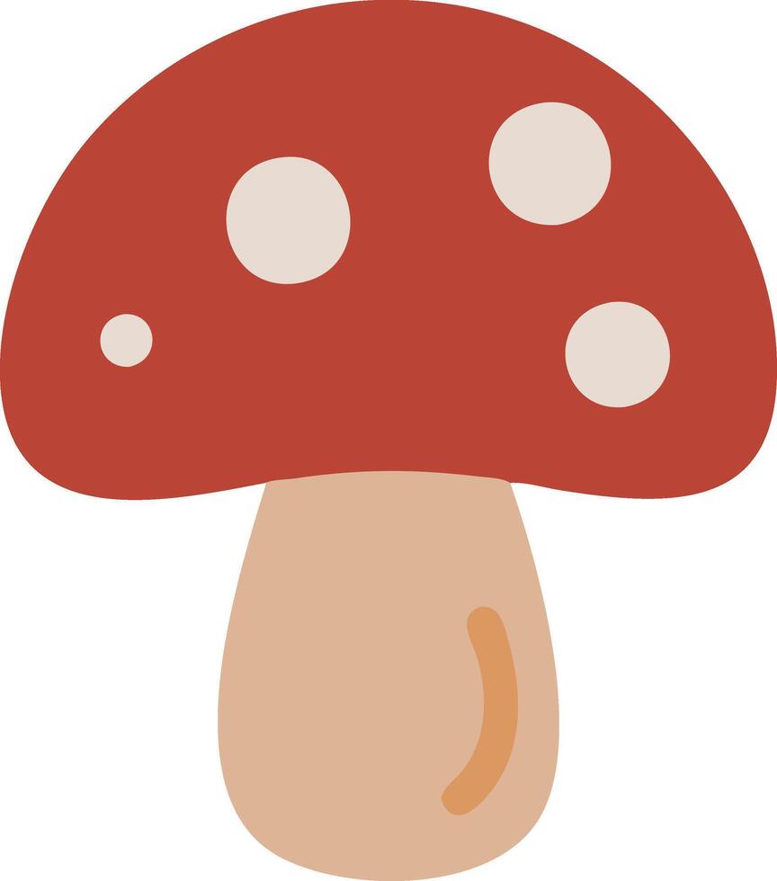 Detailed Mushroom Design with Intricate Gills and Textures vector