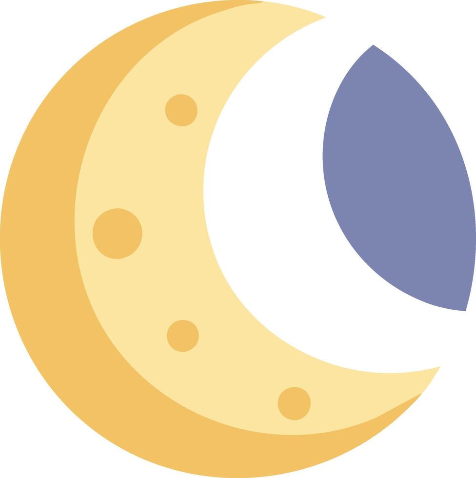 Artistic Moon Design with Bold, Dark Shadows and Light Highlights vector