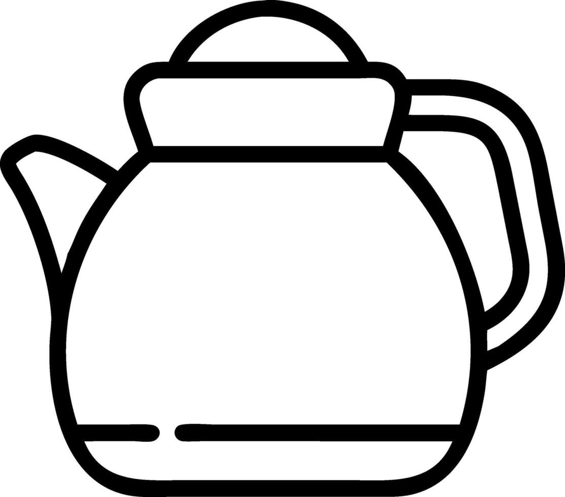 Vintage-Inspired Whistling Kettle with Curved Spout vector