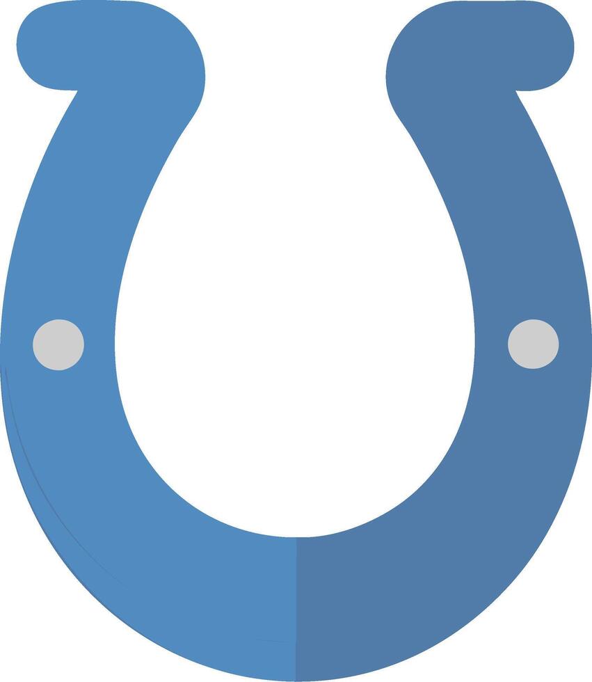 Simple and Clean Horse-Shoe Design with Polished Finish vector