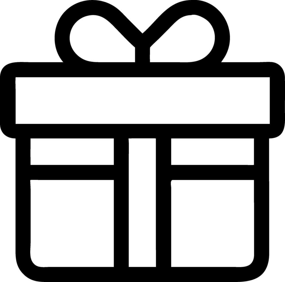 Modern Wrapped Gift with Geometric Design vector