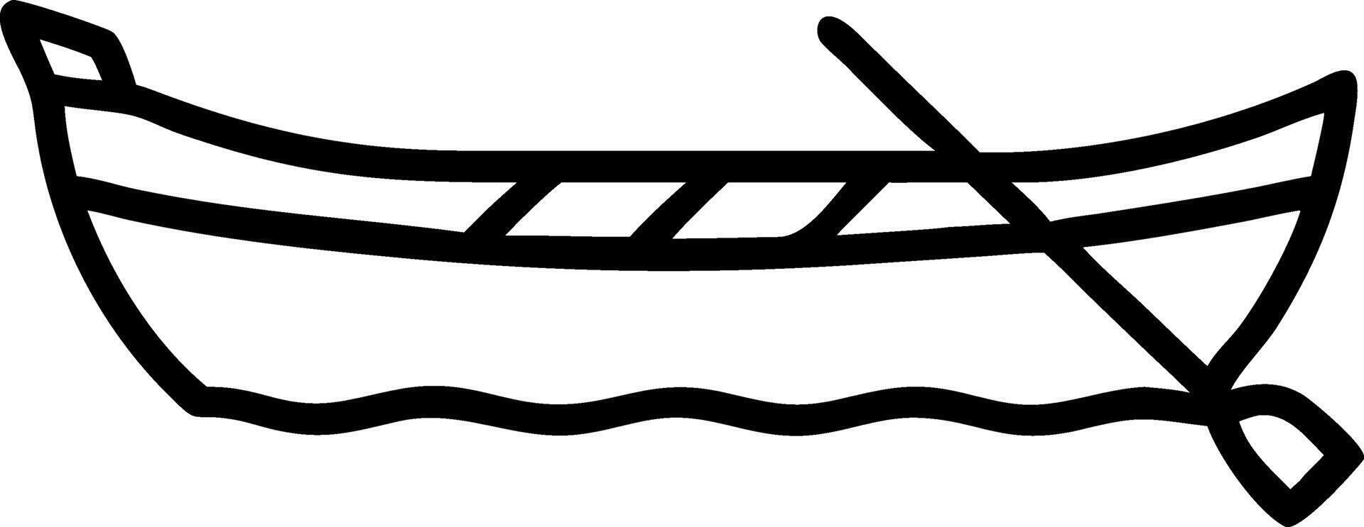 Handcrafted Wooden Row Boat with Polished Finish vector