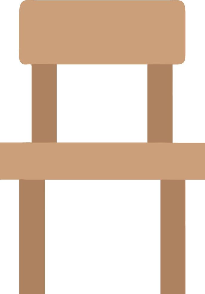 Comfortable Wooden Lounge Chair with Armrests vector