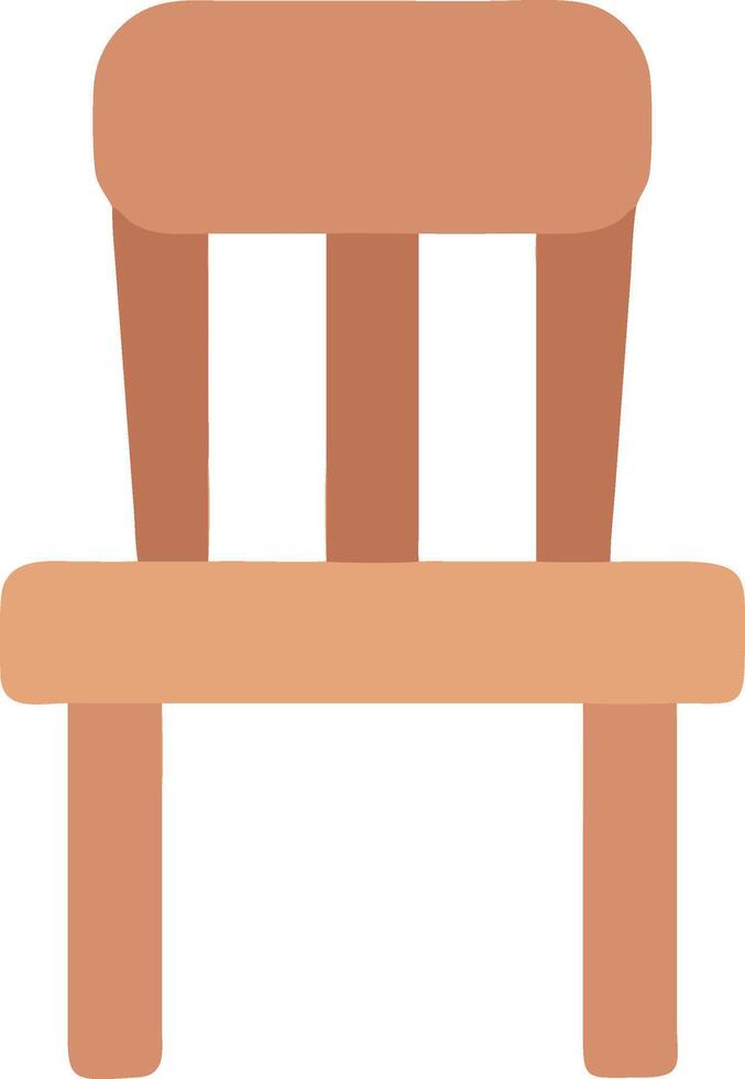 Classic Wooden Chair with Intricate Carvings vector