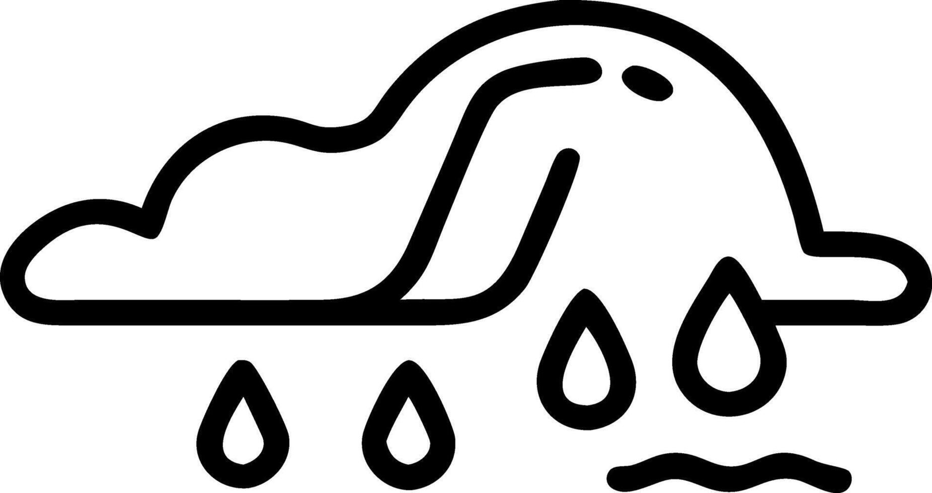 Circular Wet Puddle with a Sparkling Surface vector