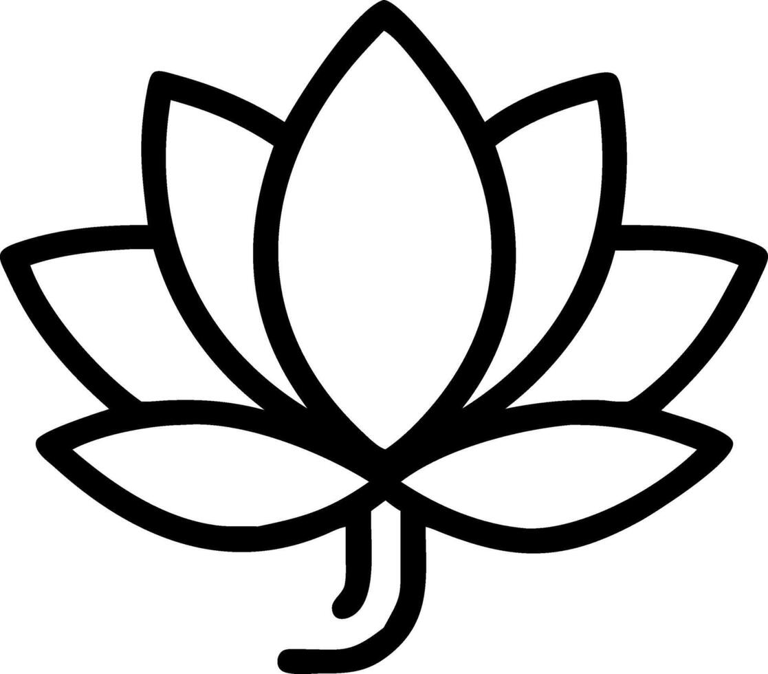 Minimalist Water Lily Design with Soft Hues vector