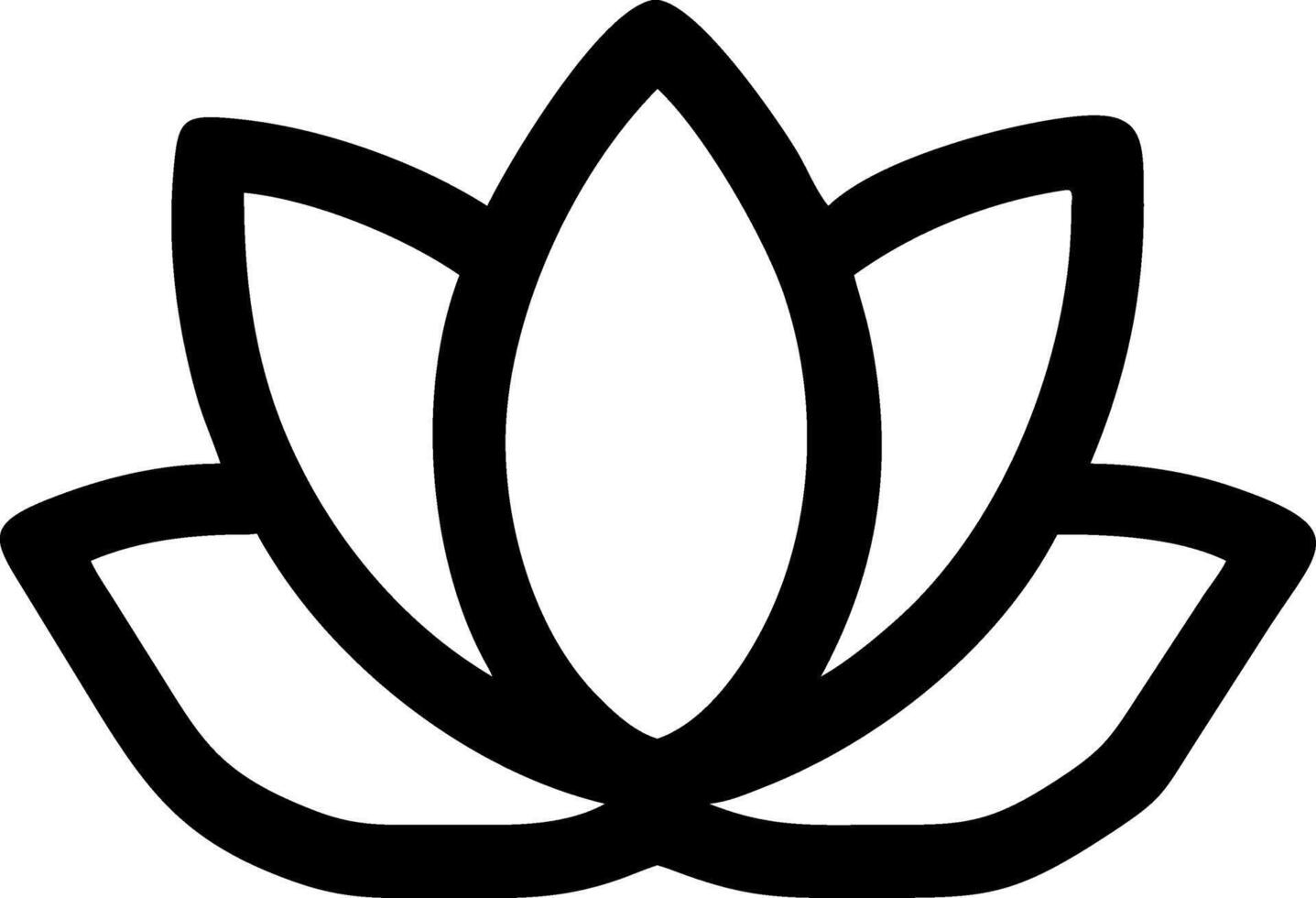 Water Lily on a Leafy Pond with Green Stems vector
