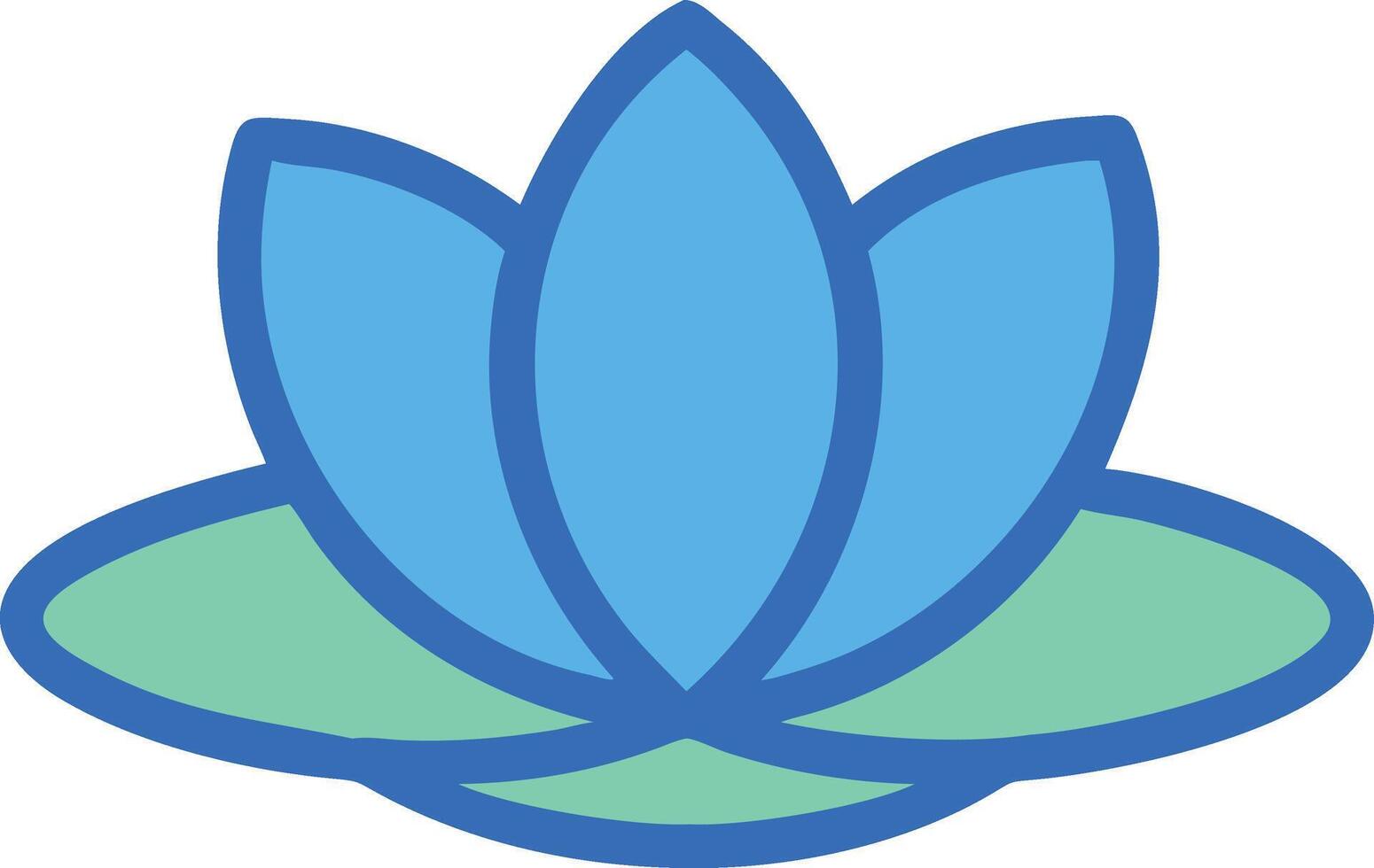 Vibrant Water Lily in Full Bloom vector