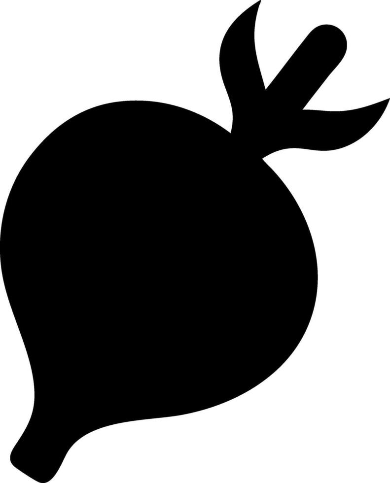 Abstract Turnip Design with Geometric Shapes vector