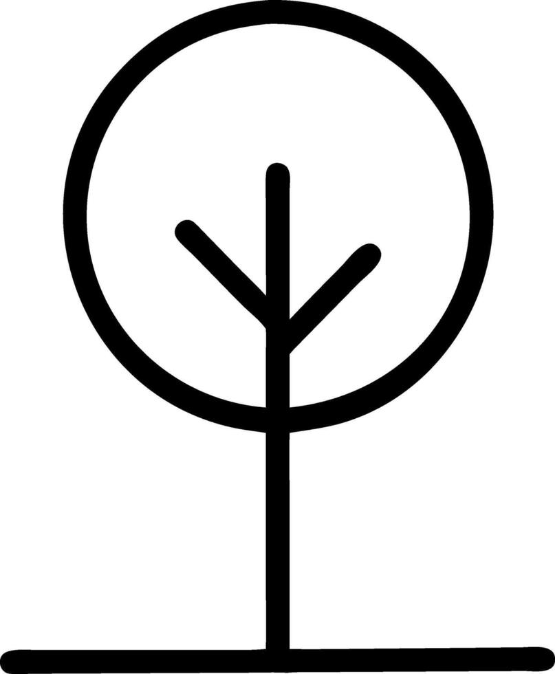 Leafless Winter Tree with Intricate Branch Structure vector