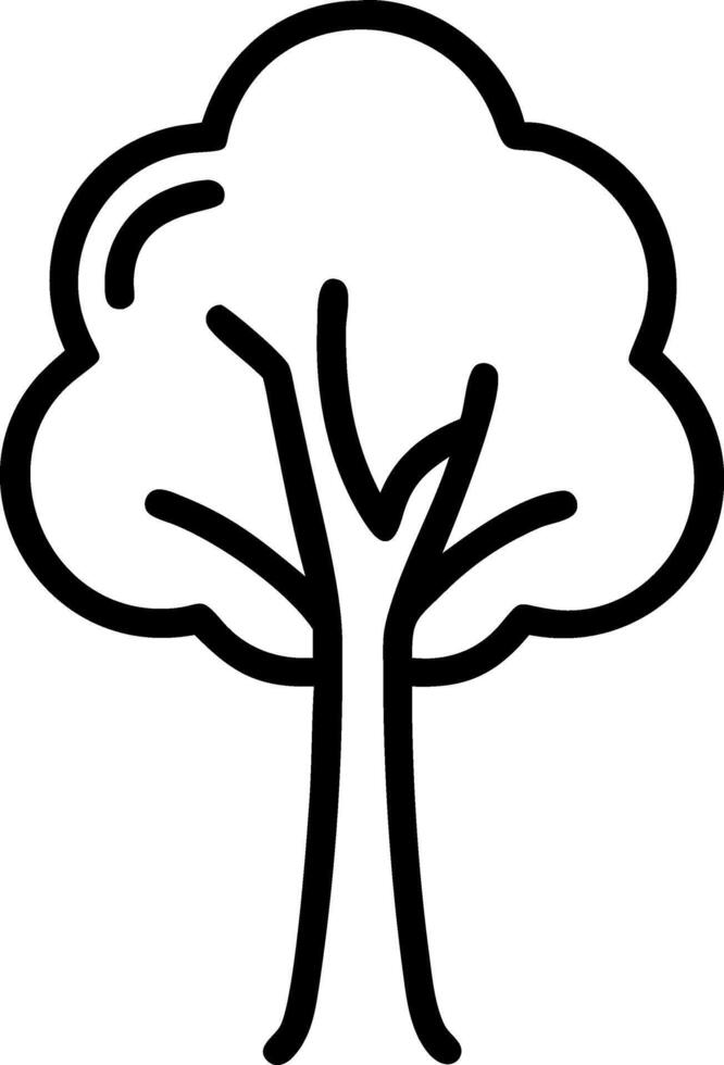 Bonsai Tree with Elegant, Curved Trunk vector