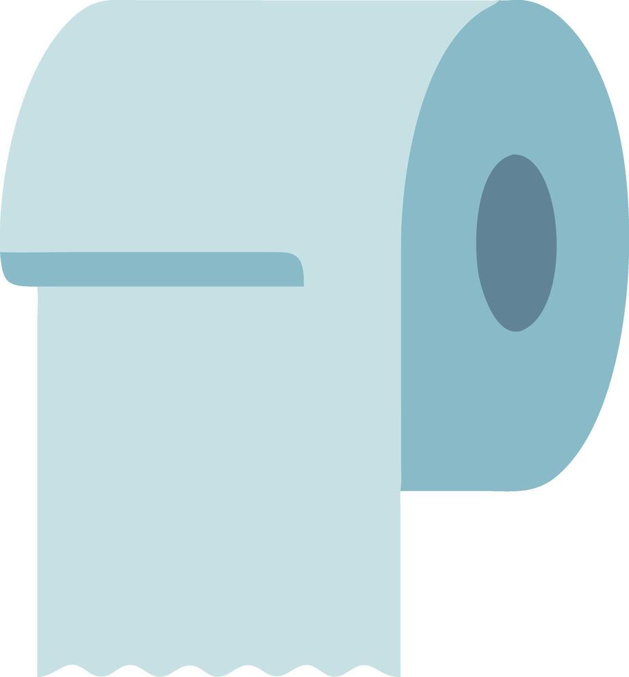 Fun Printed Toilet Paper with Playful Patterns vector
