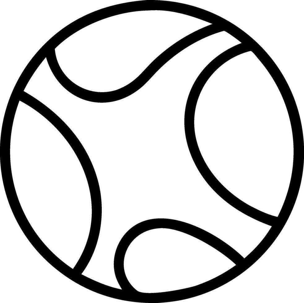 Premium Tennis Ball with Reinforced Outer Layer vector