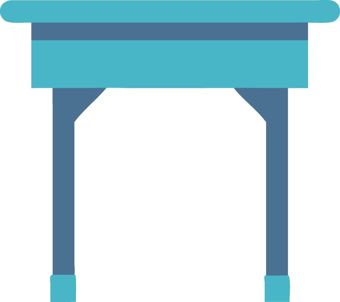 Minimalist Modern Table with Clean Lines vector