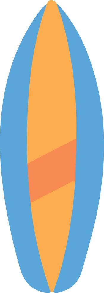 Artistic Surfboard with Hand-Painted Beachscape Design vector