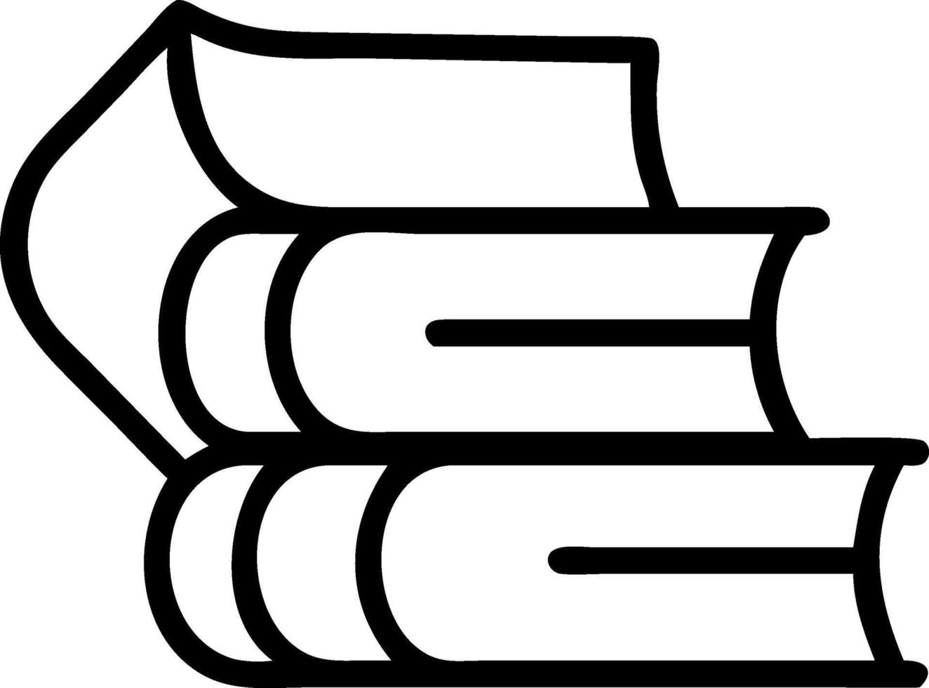 Creative Stack of Study Books with Learning Icons vector