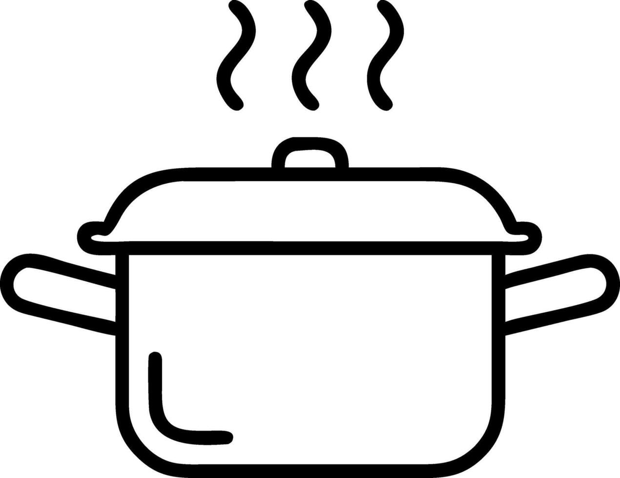 High-End Steaming Pot with Polished Finish vector