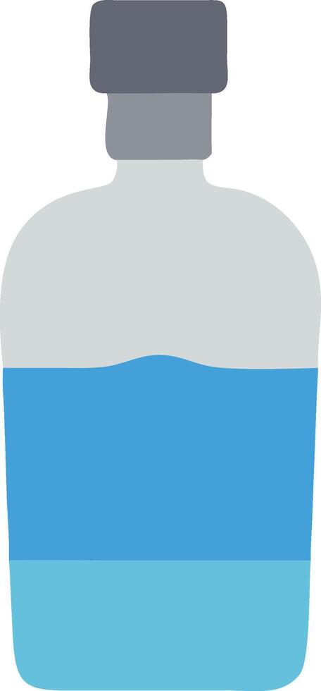 Elegant Liquor Bottle with Classic Design vector