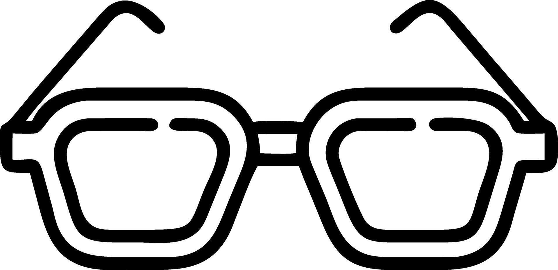 Geek Chic Spectacles with a Nerdy Vibe vector