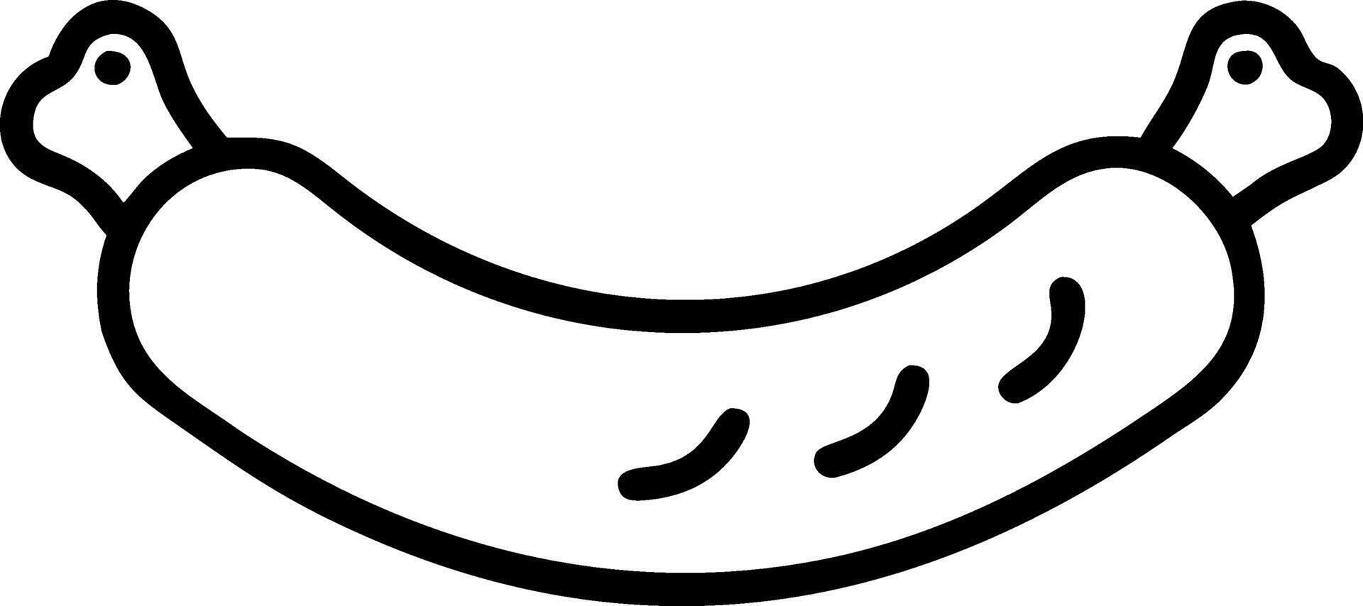 Gourmet Sausage with Herbs and Spices vector