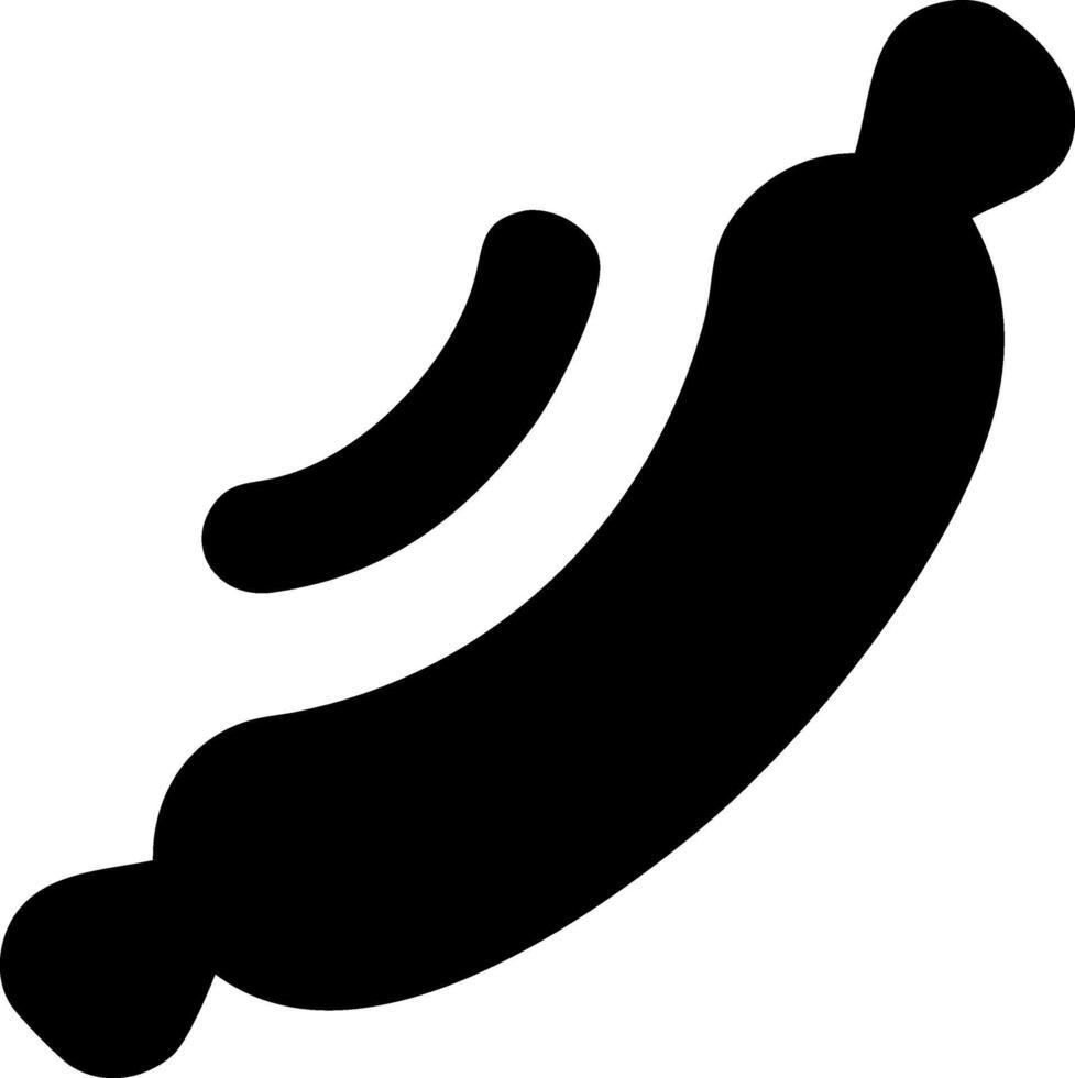Crispy Sausage with Golden-Brown Exterior vector