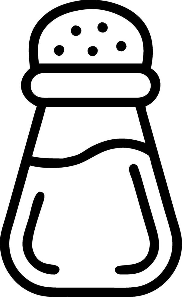 Minimalist Salt Crystal Concept vector