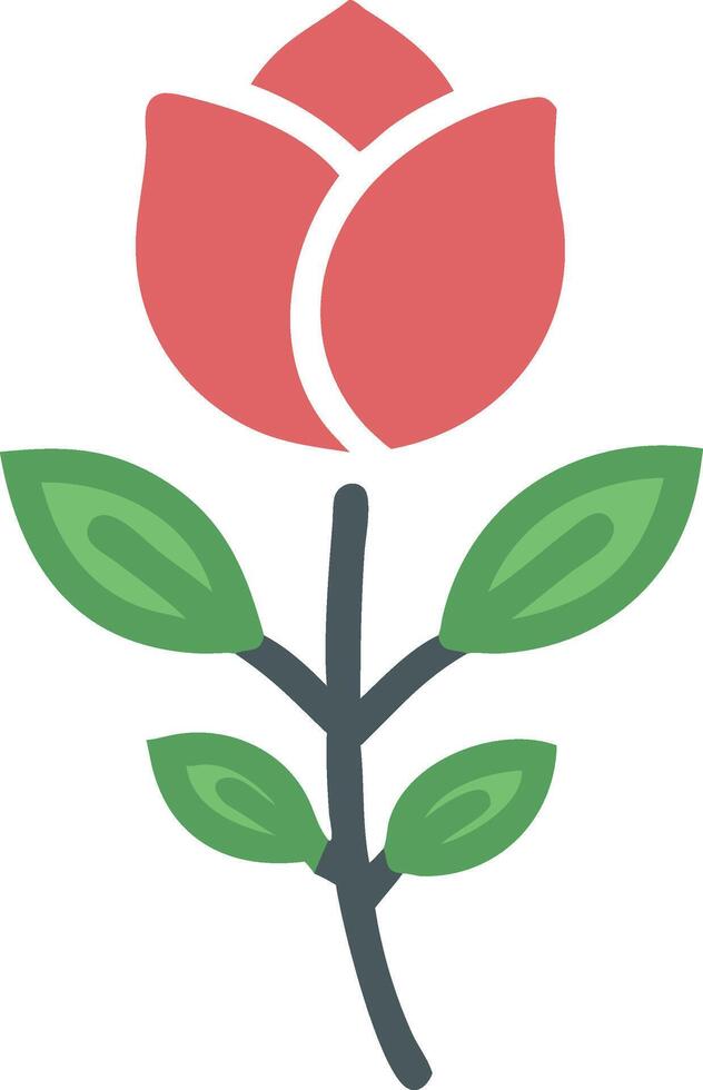 Intricate Rose and Leaves for Tattoos vector