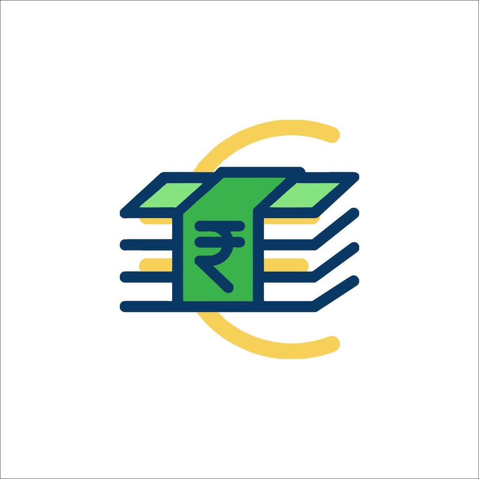 Indian currency icon, illustration vector