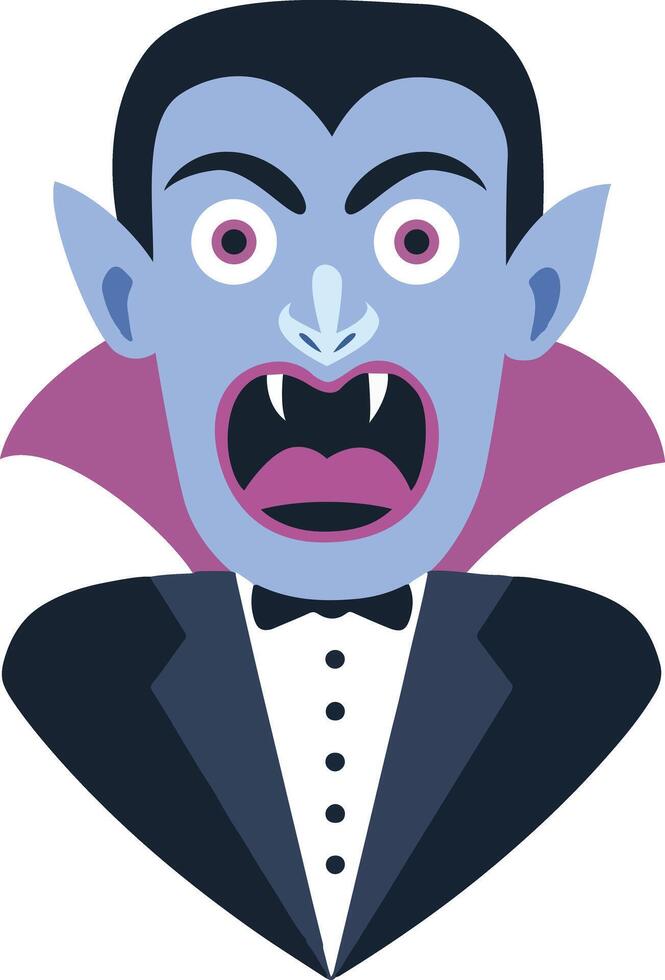 Halloween, Cartoon Vampire Halloween Costume Design vector