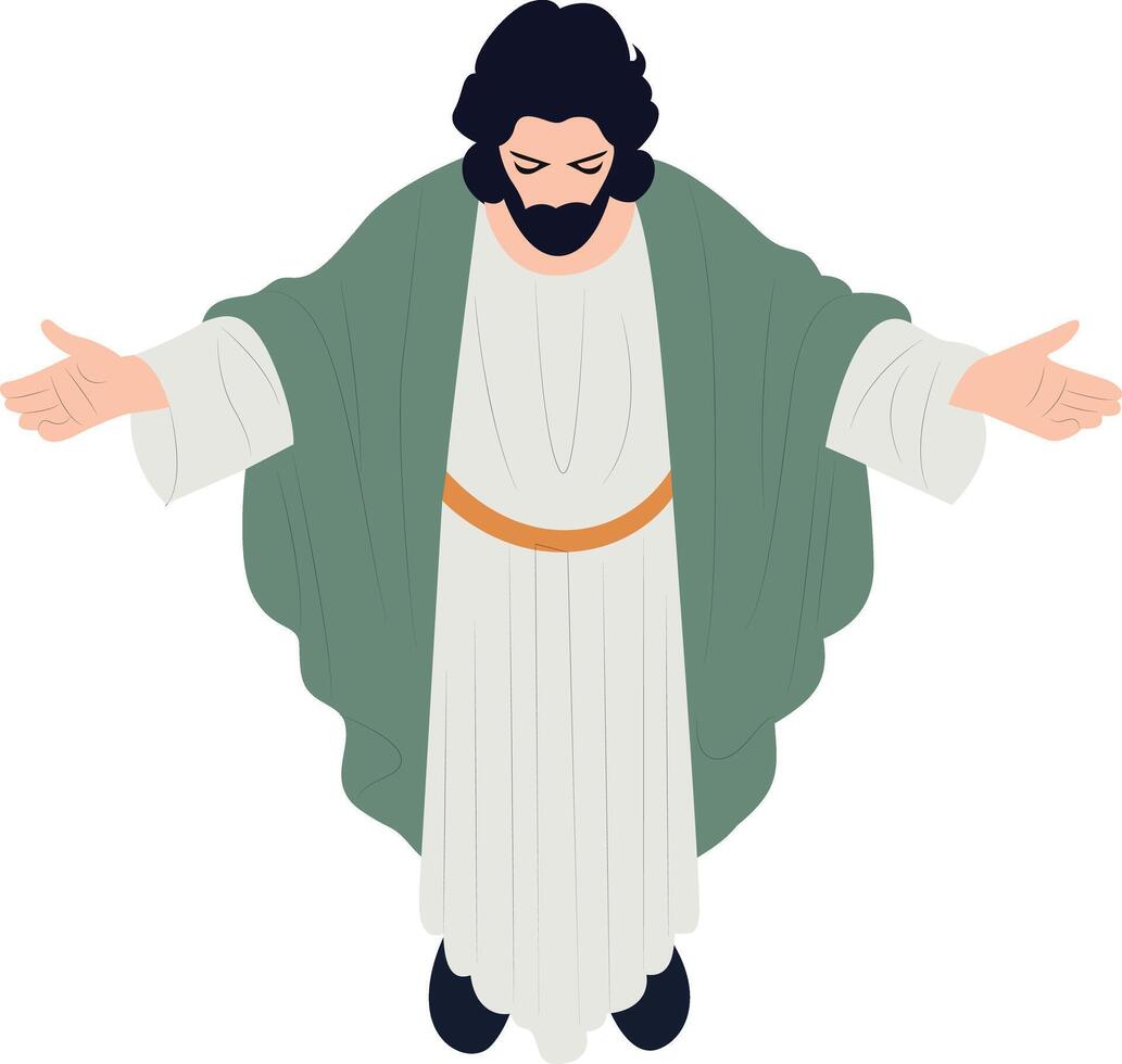 Saint Joseph Figure Illustration vector