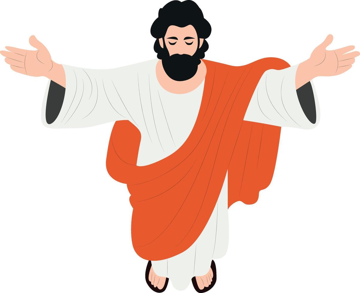 Saint Paul Open Arms Welcoming Embrace vector