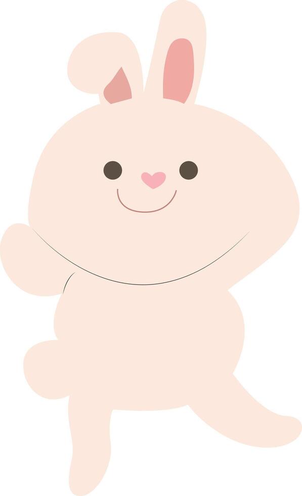 Dragon Boat, Food Zongzi, Cute Bunny Rabbit Cartoon Jumping Joyful vector